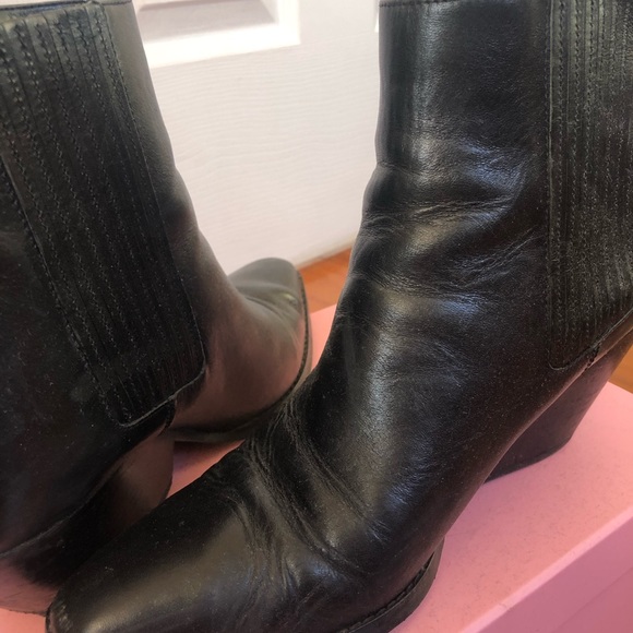 Michael Kors Black Motorcycle Boots - Picture 4 of 5